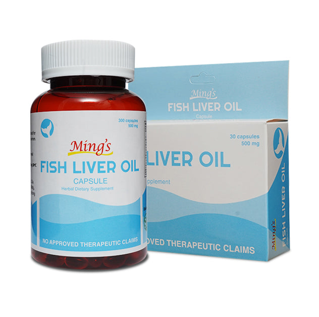 fish liver oil product packaging