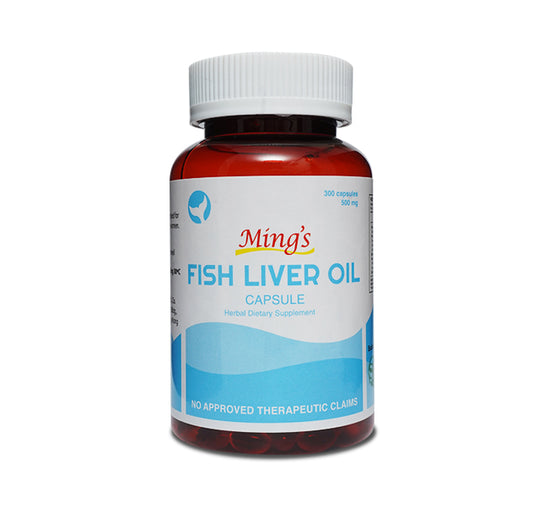 Ming’s Fish Liver Oil Softgel Capsule 500mg