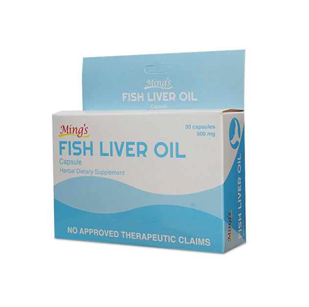 Ming’s Fish Liver Oil Softgel Capsule 500mg