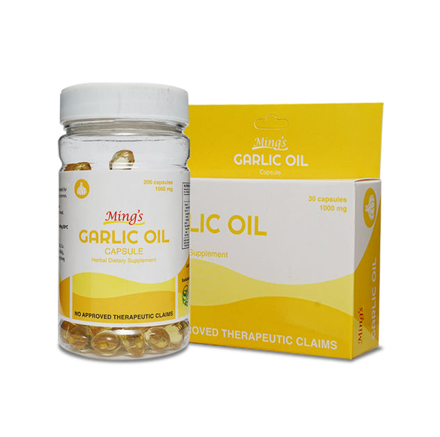 Ming’s Garlic Oil Softgel Capsule 1000mg