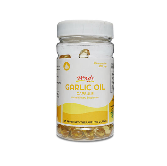 Ming’s Garlic Oil Softgel Capsule 1000mg